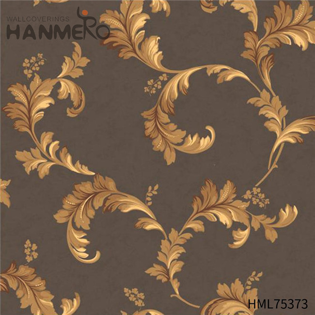 HANMERO PVC Gold Foil Unique 0.53*10M Deep Embossed European Children Room Flowers wallpaper for home decor