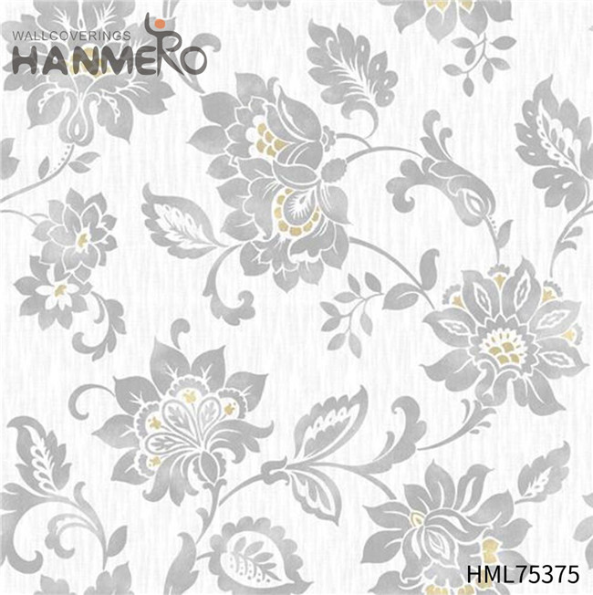 HANMERO PVC Gold Foil Unique Flowers Deep Embossed 0.53*10M Children Room European wallpaper for home wall