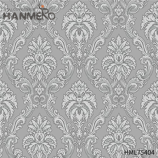 HANMERO Unique European Children Room 0.53*10M paper for walls decoration Flowers Deep Embossed PVC Gold Foil