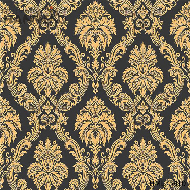 HANMERO Flowers Deep Embossed Unique PVC Gold Foil European Children Room 0.53*10M home wall design wallpaper