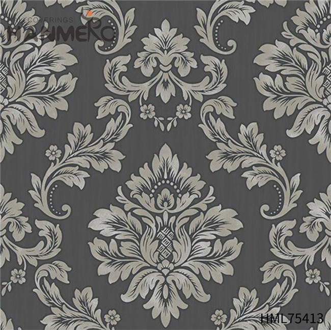 HANMERO nice wallpaper for home Unique Flowers Deep Embossed European Children Room 0.53*10M PVC Gold Foil