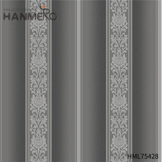 HANMERO wallpaper on wall design Unique Flowers Deep Embossed European Children Room 0.53*10M PVC Gold Foil