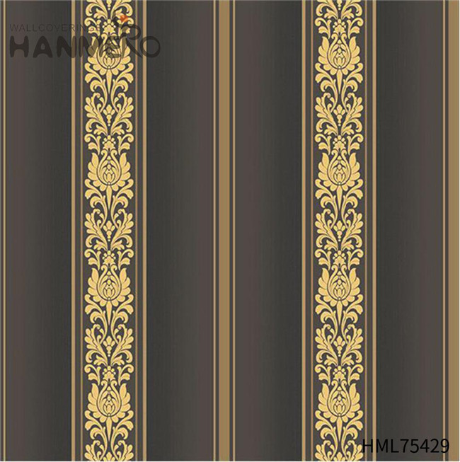 HANMERO wallpaper for shop Unique Flowers Deep Embossed European Children Room 0.53*10M PVC Gold Foil