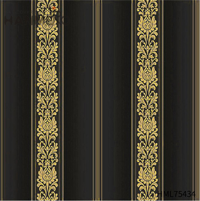 HANMERO designer room wallpaper Unique Flowers Deep Embossed European Children Room 0.53*10M PVC Gold Foil