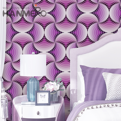 HANMERO PVC Fancy Geometric Technology European 0.53M Children Room retail wallpaper stores