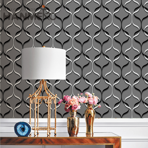 HANMERO PVC Fancy bedroom wallpaper designs Technology Classic Household 0.53M Geometric