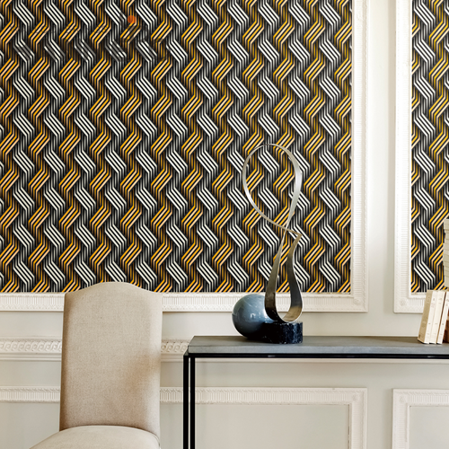 HANMERO PVC Fancy Geometric Technology 0.53M Household Classic wallpaper shopping online