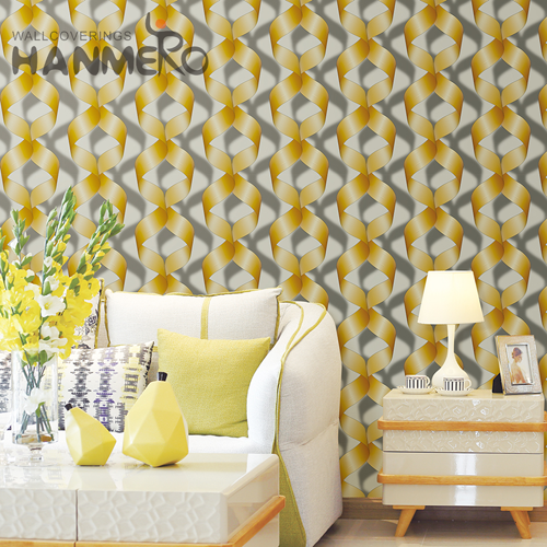HANMERO PVC Fancy Geometric Household Classic Technology 0.53M wallpaper supply store
