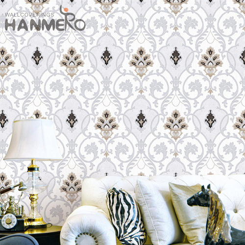 HANMERO PVC Seamless places to buy wallpaper Deep Embossed European Theatres 1.06*15.6M Flowers