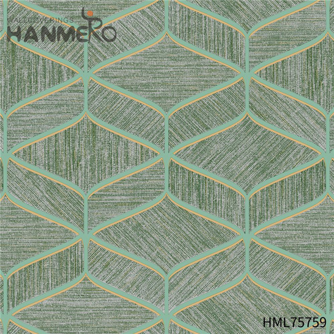 HANMERO PVC Imaginative Geometric vinyl wallpaper Pastoral Kitchen 0.53*10M Technology