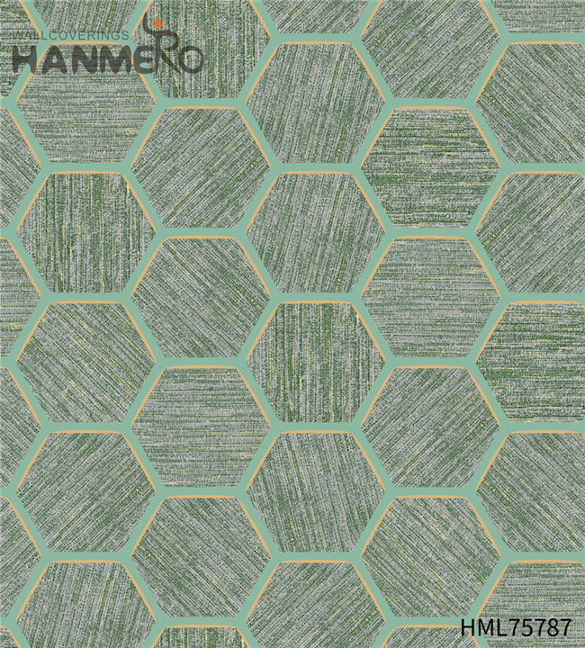 HANMERO Imaginative PVC 0.53*10M victorian wallpaper Pastoral Kitchen Geometric Technology