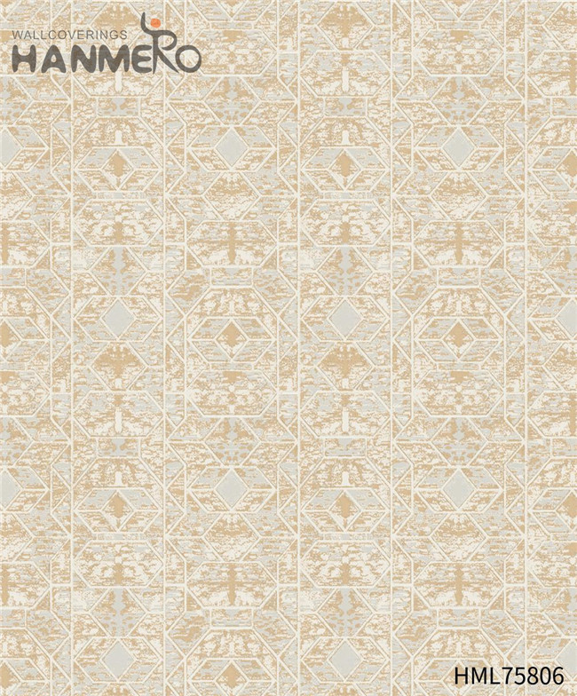HANMERO PVC Imaginative Landscape Bronzing Pastoral Exhibition 0.53*10M wallpapers for home