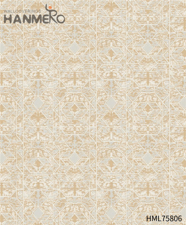 HANMERO PVC Imaginative Landscape Bronzing Pastoral Exhibition 0.53*10M wallpapers for home