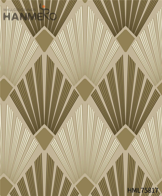 HANMERO PVC Imaginative Landscape 0.53*10M Pastoral Exhibition Bronzing wallpaper buy