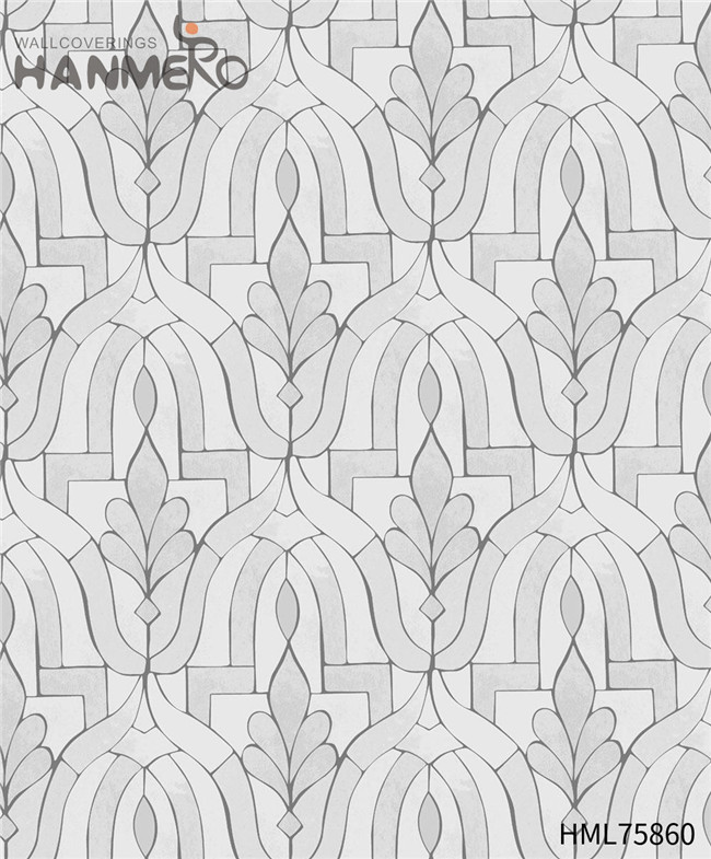 HANMERO Non-woven modern wallpaper designs Flowers Deep Embossed Pastoral Living Room 0.53*10M Professional Supplier