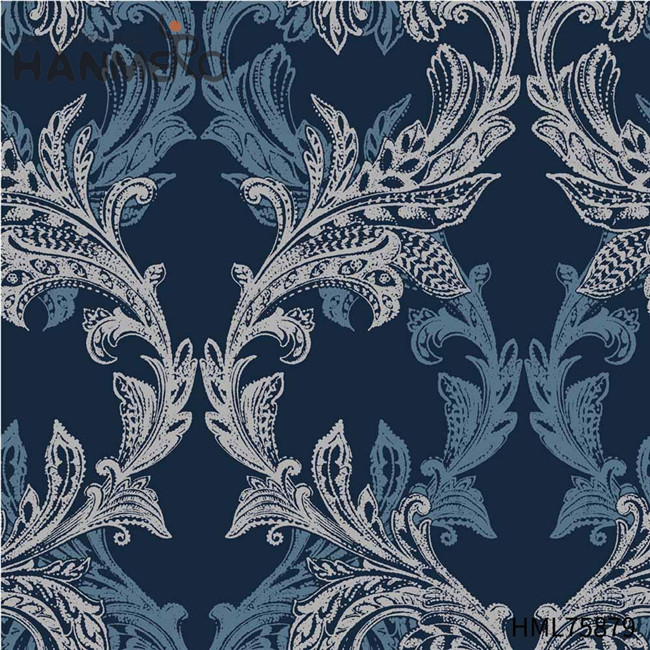 HANMERO Non-woven Professional Supplier Pastoral Deep Embossed Flowers Living Room 0.53*10M free wallpaper download