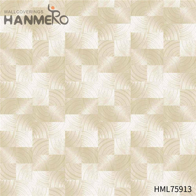HANMERO Theatres SGS.CE Certificate Flowers Flocking Pastoral Non-woven 0.53*10M household wallpaper