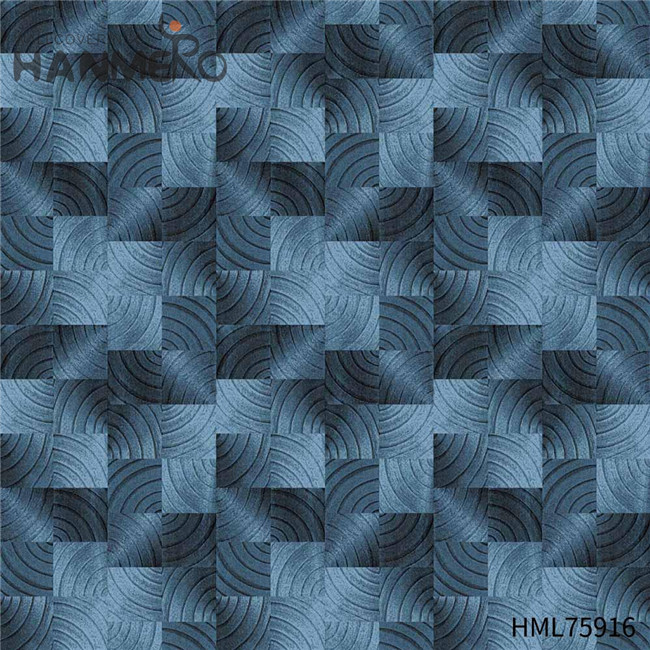 HANMERO Non-woven SGS.CE Certificate Flowers Theatres Pastoral Flocking 0.53*10M wallpaper in home decor