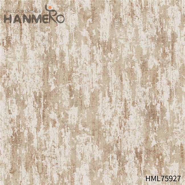 HANMERO SGS.CE Certificate Non-woven Flowers Flocking Pastoral Theatres 0.53*10M wallpaper direct