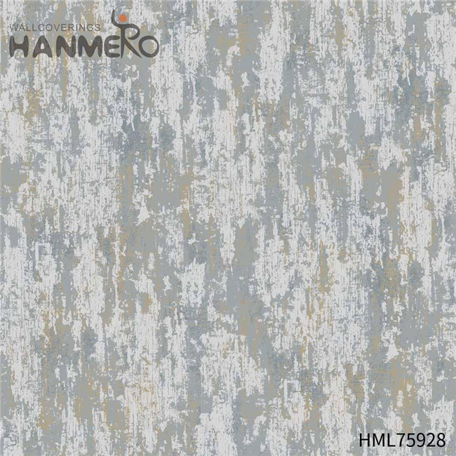 HANMERO 0.53*10M wallpaper bedroom walls Flowers Flocking Pastoral Theatres SGS.CE Certificate Non-woven