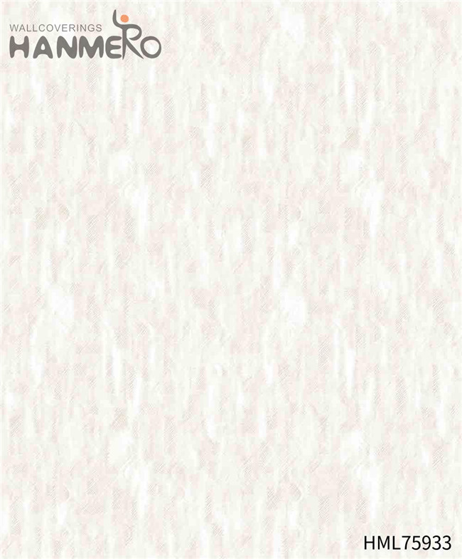 HANMERO SGS.CE Certificate Non-woven Flowers Flocking Pastoral 0.53*10M buy bedroom wallpaper Theatres