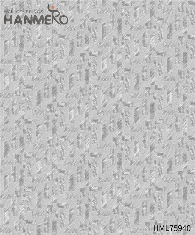 HANMERO SGS.CE Certificate Pastoral Theatres 0.53*10M wallpaper for decoration Flowers Flocking Non-woven