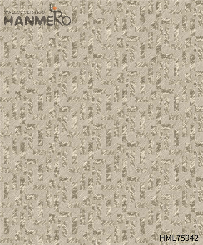 HANMERO SGS.CE Certificate Non-woven Flowers Pastoral Theatres 0.53*10M wall wallpaper for bedroom Flocking