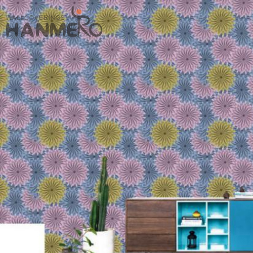 HANMERO PVC border wallpaper Geometric Bronzing Modern Saloon 0.53M Cheap