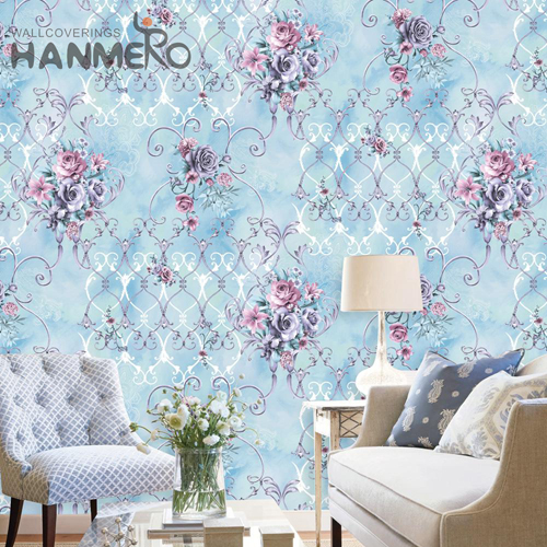 HANMERO PVC Strippable Flowers Deep Embossed European Children Room 0.53M wallpaper images