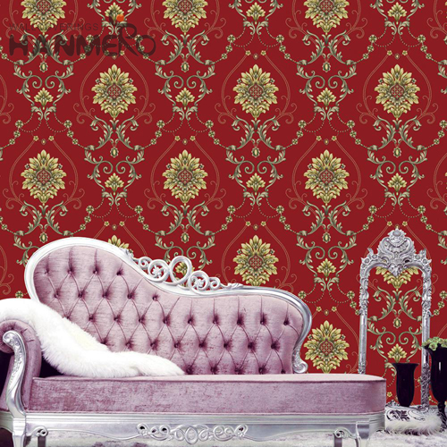 HANMERO European Strippable Flowers Deep Embossed PVC Children Room 0.53M buy online wallpaper