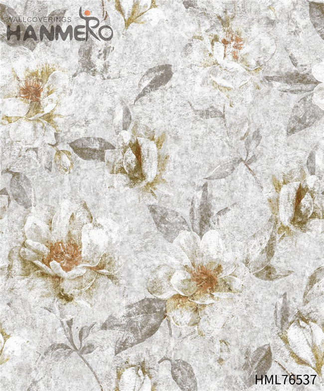 HANMERO Classic Lounge rooms 0.53*10M wallpaper in bedroom designs Unique PVC Stone Bronzing