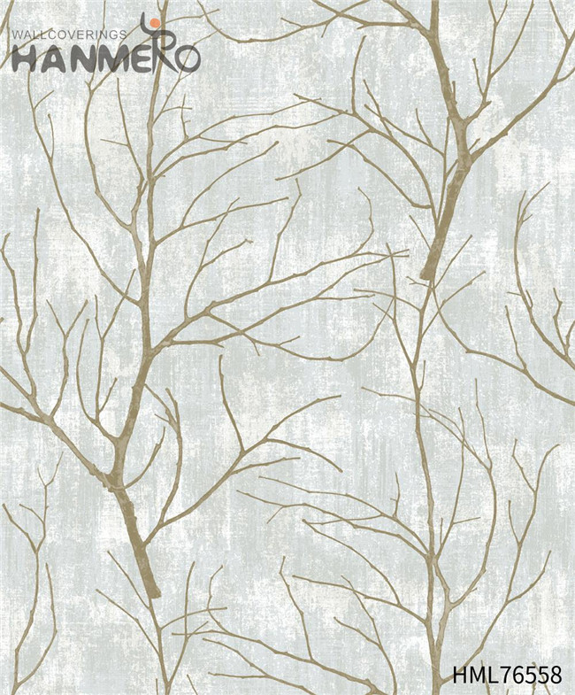 HANMERO PVC Sex Flowers Technology Pastoral House 0.53*10M wallpaper design