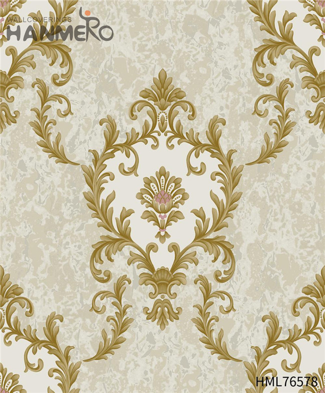 HANMERO PVC Pastoral Flowers Technology Sex House 0.53*10M wallpaper of house