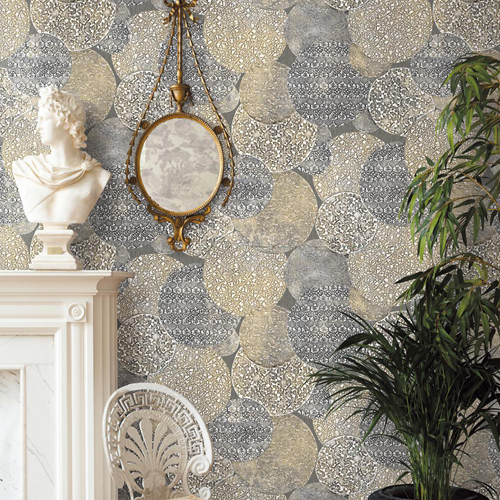 HANMERO PVC Stocklot Stone Flocking European Home Wall unique wallpaper for home 0.53*10M