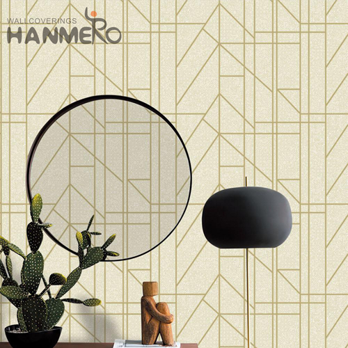 HANMERO PVC 0.53*10M Geometric Technology Classic Children Room Factory Sell Directly outdoor wallpaper for home