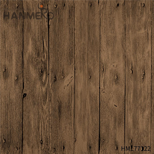 HANMERO PVC Durable house wallpaper Technology European Exhibition 0.53*10M Wood