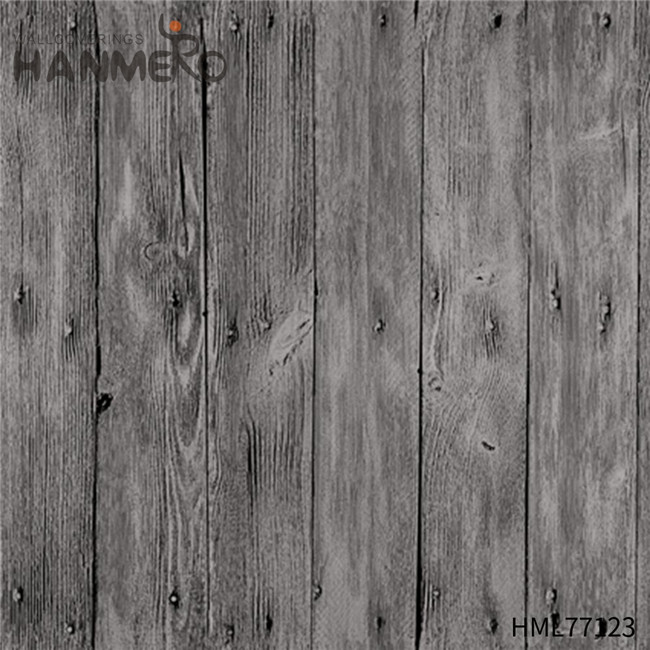 HANMERO PVC Durable Wood wallpaper ideas European Exhibition 0.53*10M Technology