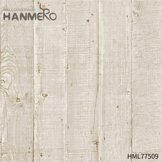 HANMERO PVC Durable Wood 0.53*10M European Exhibition Technology discount wallpaper