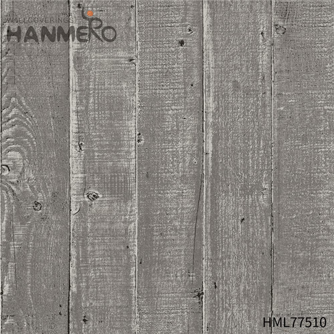 HANMERO PVC Durable Wood Technology 0.53*10M Exhibition European wallpaper store