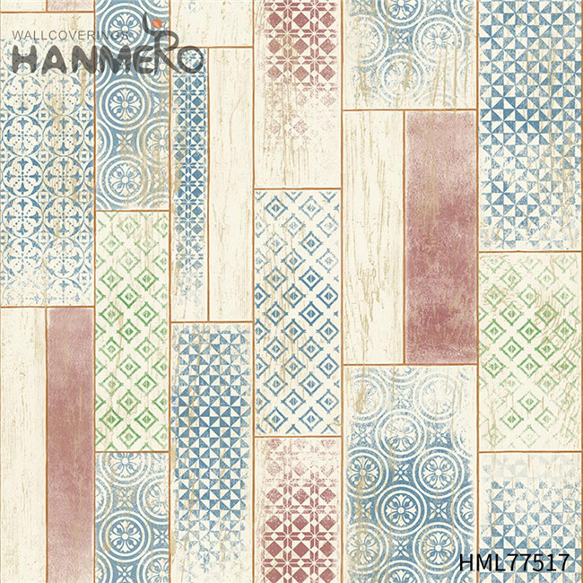 HANMERO European Durable Wood Technology PVC Exhibition 0.53*10M wallpaper designer