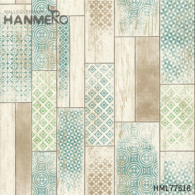 HANMERO PVC European Wood Technology Durable Exhibition 0.53*10M home wallpaper designs