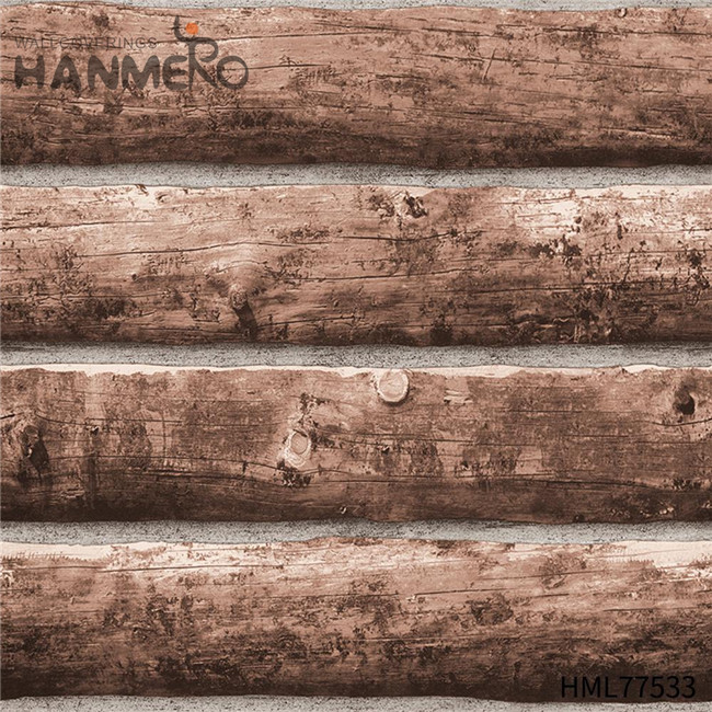 HANMERO Exhibition 0.53*10M imperial wallpaper Technology European Durable PVC Wood