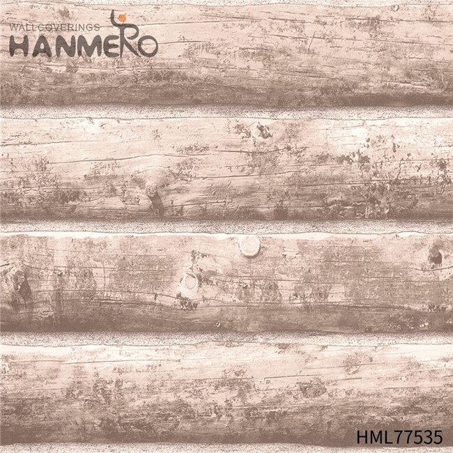 HANMERO Durable PVC Exhibition 0.53*10M wallpaper house wall Wood Technology European