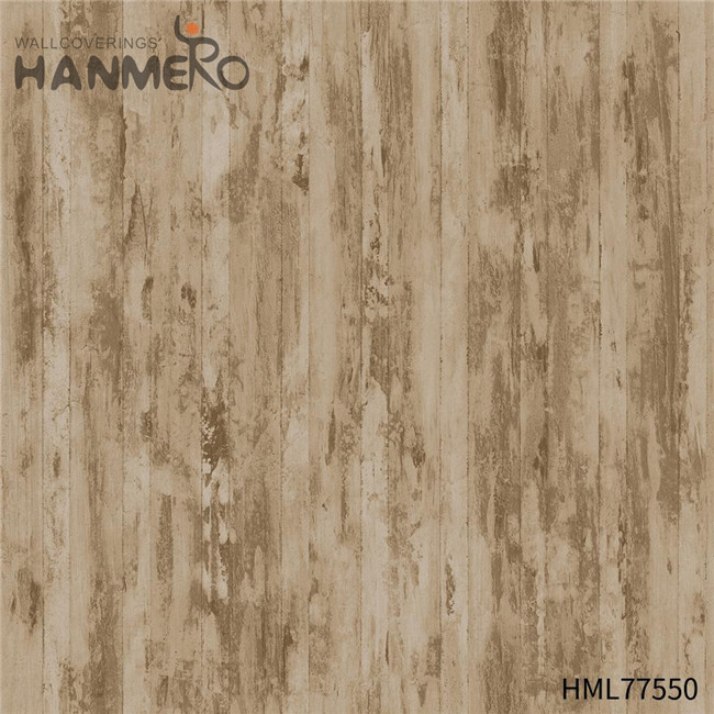 HANMERO shop for wallpaper online Durable Wood Technology European Exhibition 0.53*10M PVC