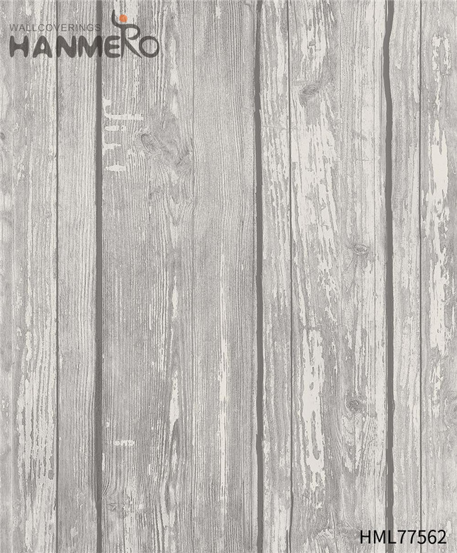 HANMERO wallpaper in bedroom designs Durable Wood Technology European Exhibition 0.53*10M PVC