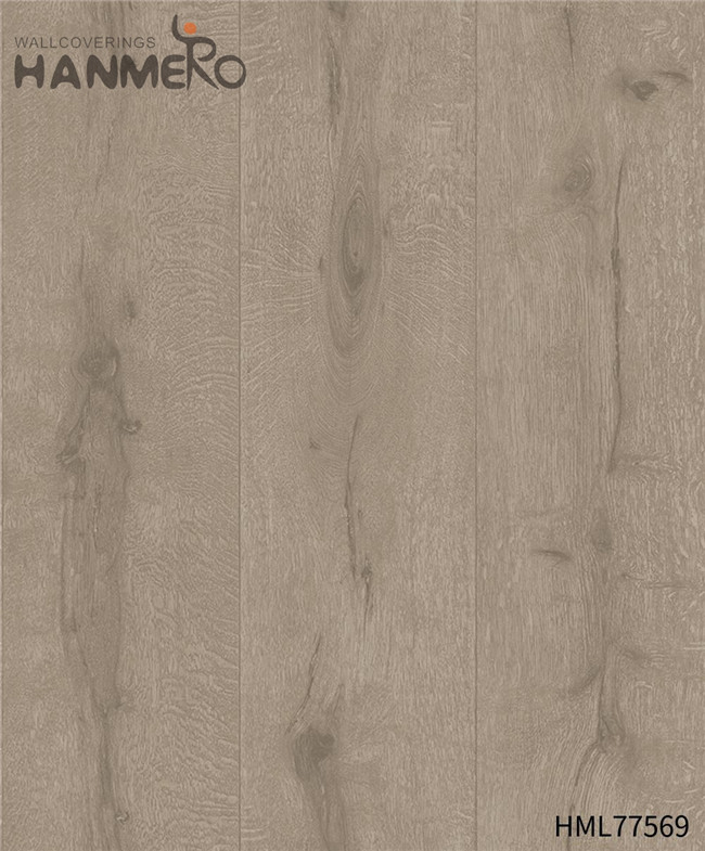 HANMERO wallpaper decor store Durable Wood Technology European Exhibition 0.53*10M PVC