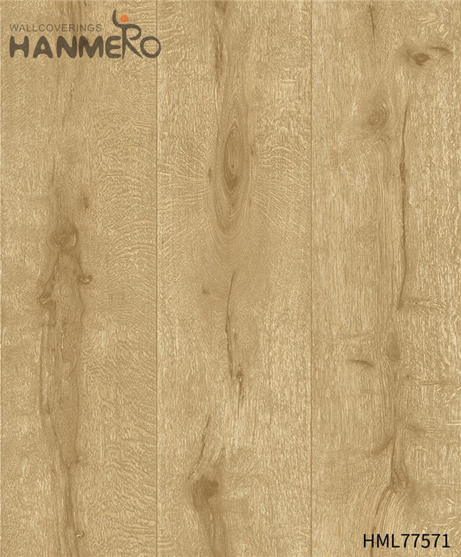 HANMERO wallpaper for decoration Durable Wood Technology European Exhibition 0.53*10M PVC