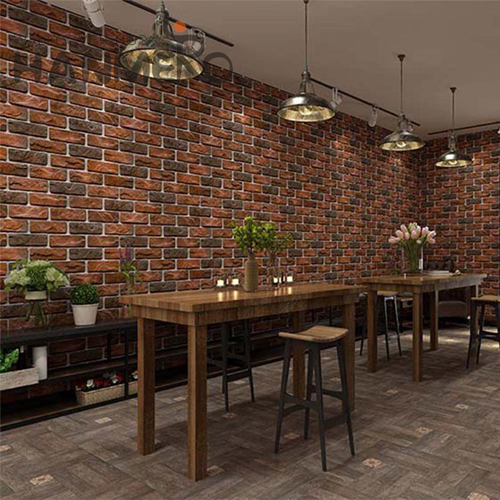 HANMERO 0.53*9.2M Nature Sense Brick Deep Embossed Modern Photo studio PVC wallpaper wall decor