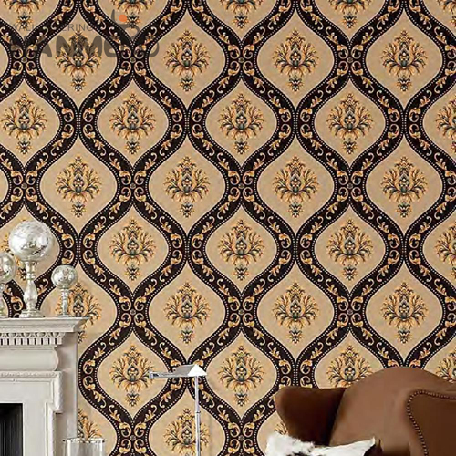 HANMERO PVC Manufacturer Geometric Deep Embossed European Study Room 0.53M room wallpaper