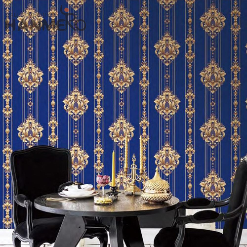 HANMERO Study Room Manufacturer Geometric Deep Embossed European PVC 0.53M pattern wallpaper for home